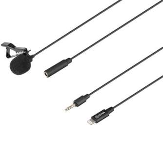 Lavalier Microphones - Boya Clip-on Lavalier Microphone BY-M2 for iOS - buy today in store and with delivery