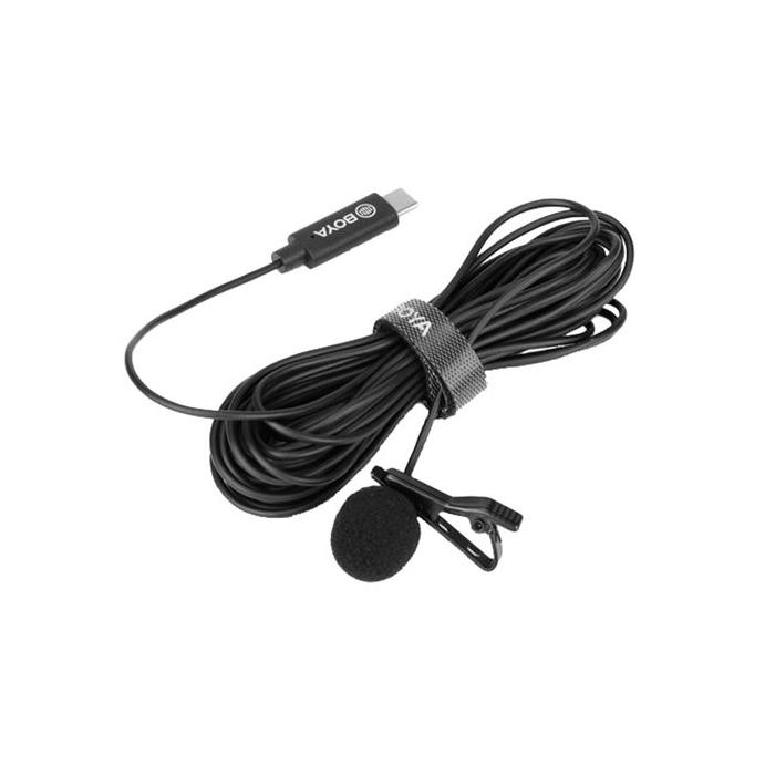 Lavalier Microphones - Boya Clip-on Lavalier Microphone BY-M3 for USB-C Android & iPhone 15 - quick order from manufacturer
