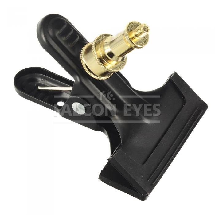 Turētāji - Falcon Eyes clamp + Spigot CL-CLIP 296925 - perc šodien veikalā un ar piegādi