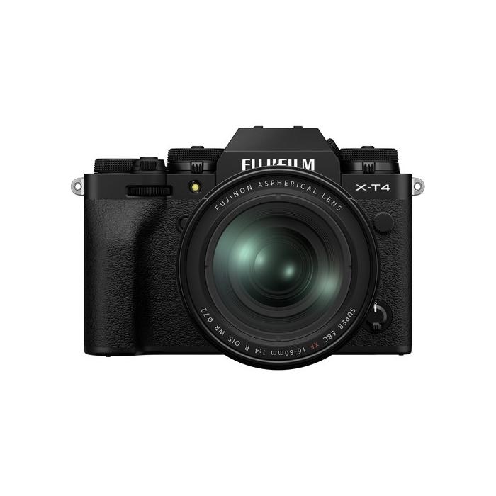 Mirrorless Cameras - Fujifilm X-T4 XF16-80mm Kit Black hybrid APS-C mirrorless camera X-Trans CMOS IBIS 4 X-Processor - buy today in store and with delivery