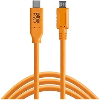 Cables - Tether Tools TetherPro USB-C to 2.0 Micro-B 5-Pin 4.6m cable - quick order from manufacturer