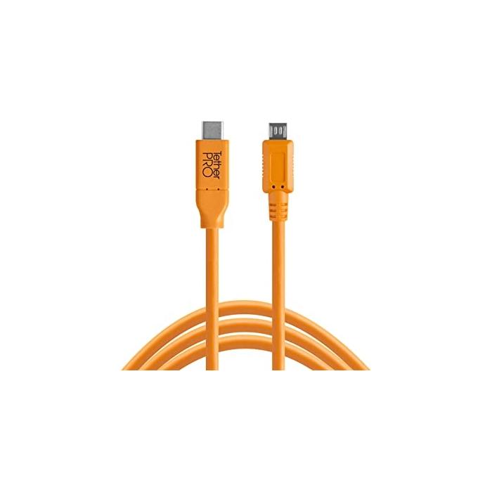 Cables - Tether Tools TetherPro USB-C to 2.0 Micro-B 5-Pin 4.6m cable - quick order from manufacturer