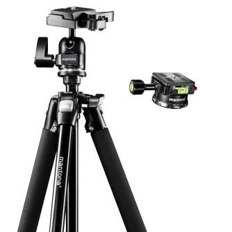 Foto statīvi - Walimex Mantona Scout tripod + panorama head 360 - быстрый заказ от производителя