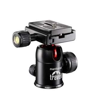 Discontinued - Walimex Mantona travel tripod DSLM with ball head, red