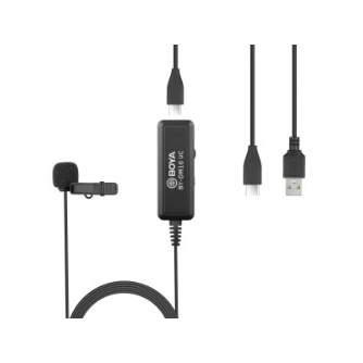 Piespraužamie mikrofoni (Lavalier) - Boya BY-DM10UC Lavalier Microphone for Android and Computer - ātri pasūtīt no ražotāja