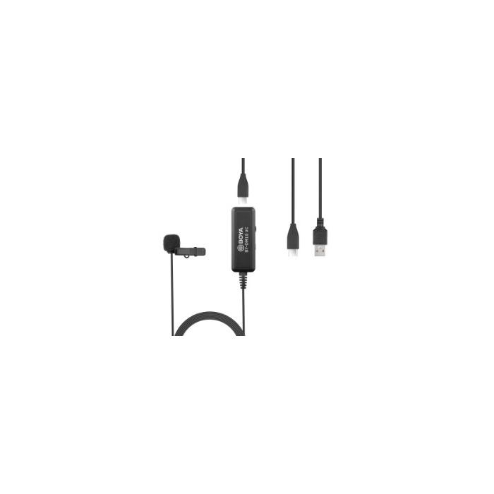 Piespraužamie mikrofoni (Lavalier) - Boya BY-DM10UC Lavalier Microphone for Android and Computer - ātri pasūtīt no ražotāja