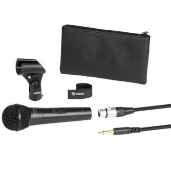 Vokāla mikrofoni - Boya Dynamic Handheld Vocal Microphone BY-BM58 - быстрый заказ от производителя