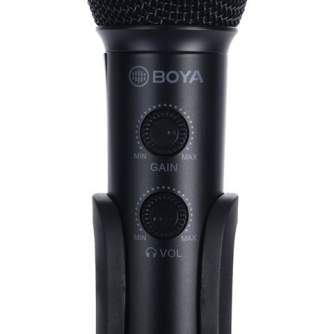 Podcast Microphones - Boya Digital Handheld Microphone BY-HM2 for iOS, Android, Windows en Mac - quick order from manufacturer