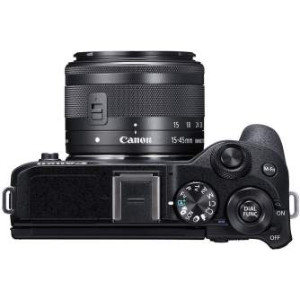 Discontinued - Canon EOS M6 Mark II + 15-45mm IS STM (Black)