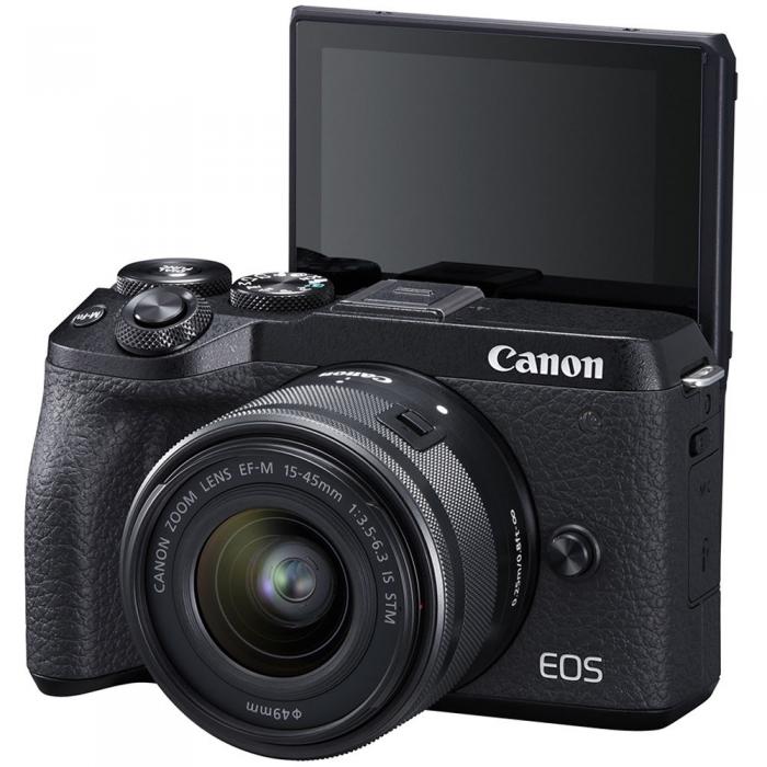 Discontinued - Canon EOS M6 Mark II + 15-45mm IS STM (Black)