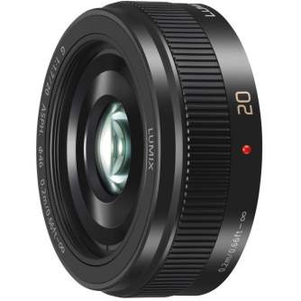 Mirrorless Lenses - Panasonic Premium Panasonic Lumix G F1.7/20mm II (40mm KB) lens (H-H020AE-K) - quick order from manufacturer