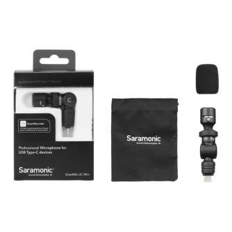 Smartphone Microphones - SARAMONIC SMARTMIC UC mini, flexible microphone for USB TYPE-C Android & iPhone - быстрый заказ от про