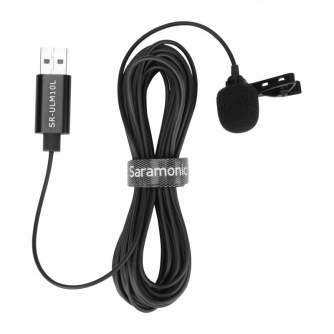 Lavalier Microphones - Saramonic USB Lavalier Clip-on Microphone ULM10 for PC en Mac - quick order from manufacturer