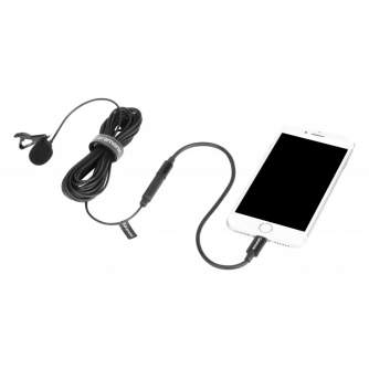 Lavalier mikrofonas - SARAMONIC LAVMICRO U1B LAVALIER MIC FOR W/ LIGHTNING CONNECTOR FOR (6M) LAVMICRO - быстрый заказ от произ