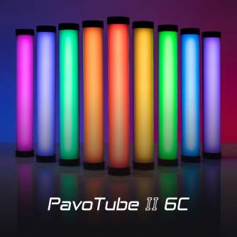 Light Wands Led Tubes - NANLITE PAVOTUBE II 6C 1-KIT battery led RGB bi-color light tube - quick order from manufacturer