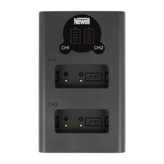 Camera Batteries - Newell DL-USB-C dual channel charger for LP-E17 - quick order from manufacturer