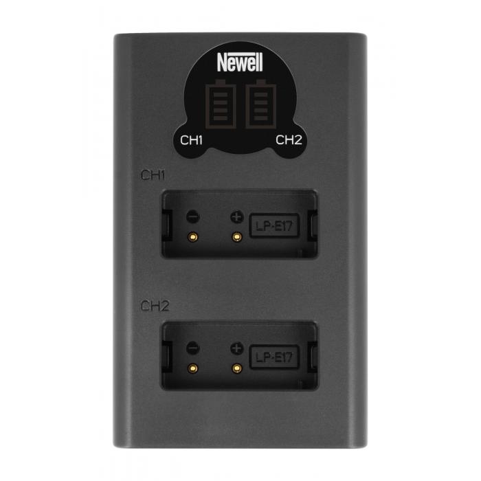 Camera Batteries - Newell DL-USB-C dual channel charger for LP-E17 - quick order from manufacturer