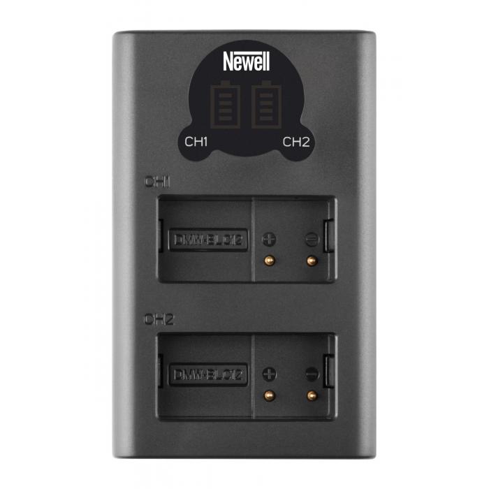 Chargers for Camera Batteries - Newell DL-USB-C dual channel charger for DMW-BLC12 - quick order from manufacturer