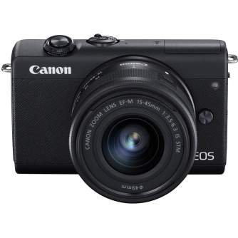 Discontinued - Canon EOS M200 + EF-M 15-45mm IS STM, black 3699C010