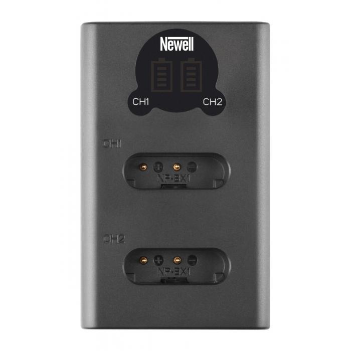 Батареи для камер - Newell DL-USB-C Dual Channel Charger for NP-BX1 Battery - купить сегодня в магазине и с доставкой