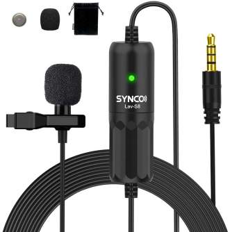 Piespraužamie mikrofoni (Lavalier) - Synco LAV-S8 Lavalier microphone - ātri pasūtīt no ražotāja