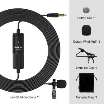 Lavalier Microphones - Synco LAV-S8 Lavalier microphone - quick order from manufacturer