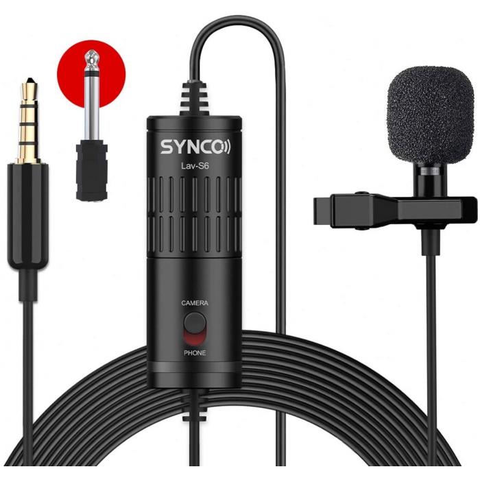 Lavalier Microphones - Synco LAV-S6 Lavalier microphone - quick order from manufacturer