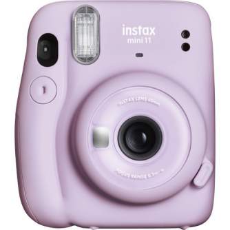 Momentfoto kamera - Instax mini 11 Lilac Purple + Glossy filma 10gab (ceriņu violeta) momentfoto - ātri pasūtīt no ražotāja