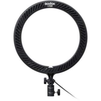 Ring Light - Godox LR120 LED dimmable bi-color ring light - 30cm / 3000K-6000K / RGB / 0-100 - quick order from manufacturer