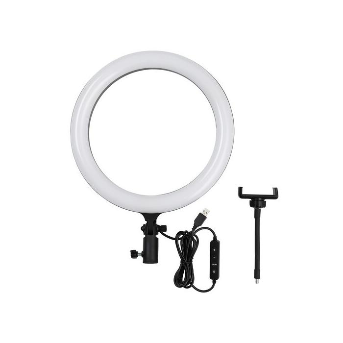 Ring Light - Godox LR120 LED dimmable bi-color ring light - 30cm / 3000K-6000K / RGB / 0-100 - quick order from manufacturer