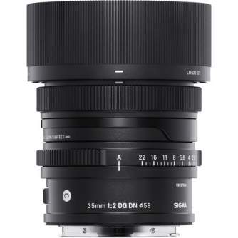 Objektīvi bezspoguļa kamerām - Sigma 35mm F2.0 DG DN lens L-Mount - ātri pasūtīt no ražotāja