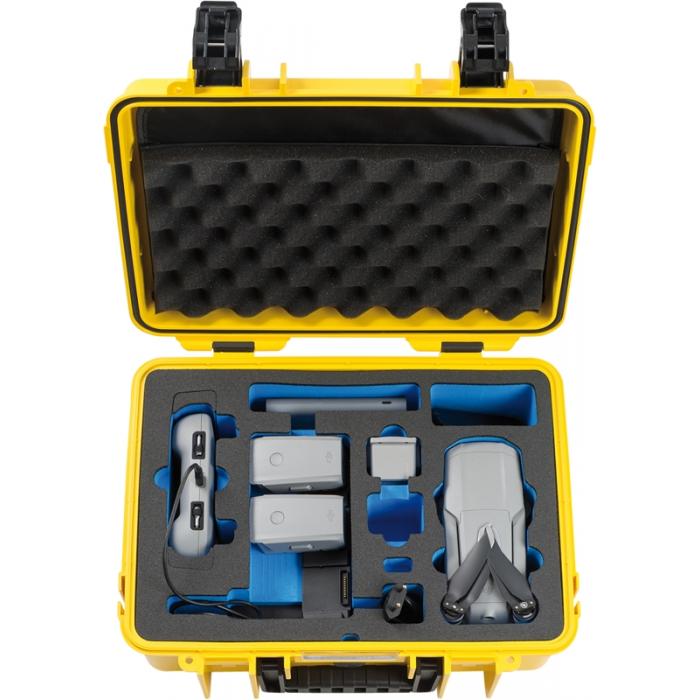 Hard Cases - BW OUTDOOR CASES TYPE 4000 FOR DJI MAVIC AIR 2 FLY MORE COMBO (CHARGE-IN-CASE) YELLOW 4000/Y/MAVICA2 - quick order from manufacturer