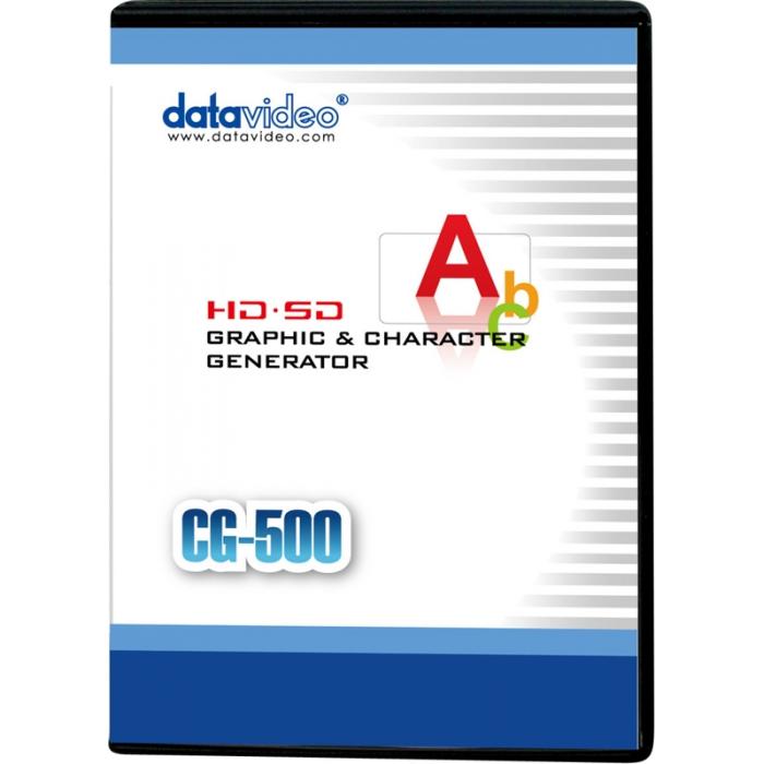 Programmatūra, grāmatas - DATAVIDEO CG-500 CHARACTER GENERATOR SOFTWARE(KEY) DONGLE CG-500 - ātri pasūtīt no ražotāja