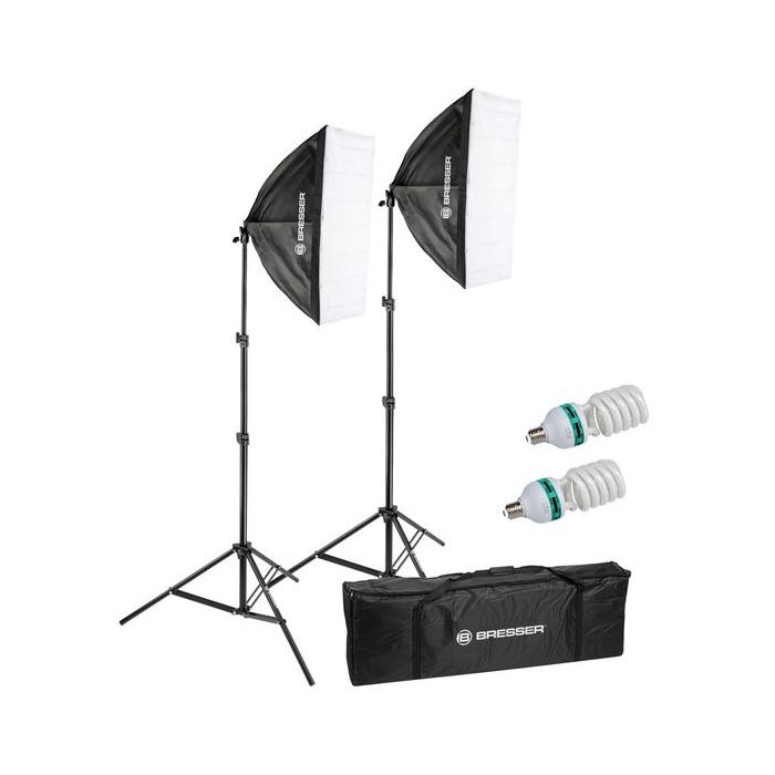 Fluorescent - Bresser BR-220-A 2x135W 50x70cm Daylight Set - buy today in store and with delivery