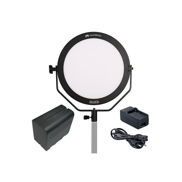 Light Panels - Falcon Eyes Bi-Color LED Lamp Sophiez SO-28TD with Battery - quick order from manufacturer