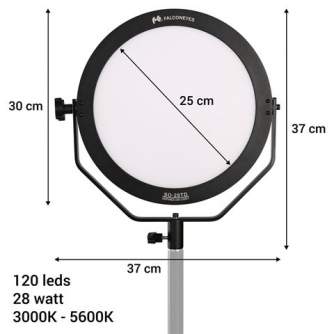 LED Gaismas paneļi - Falcon Eyes Bi-Color LED Lamp Sophiez SO-28TD with Battery - ātri pasūtīt no ražotāja