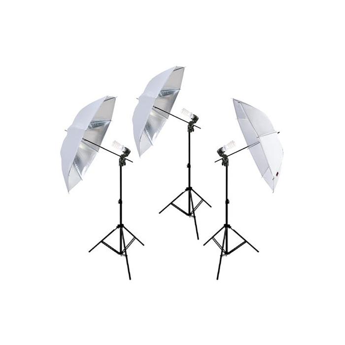 Fluorescent - Linkstar Daylight Set 3x45W for Portrait and Product Photography - quick order from manufacturer