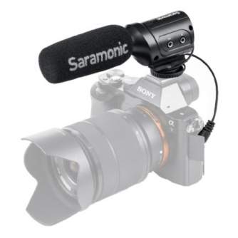 Videokameru mikrofoni - Saramonic Mini SR-M3 направленный конденсаторный накамерный микрофон - быстрый заказ от производителя