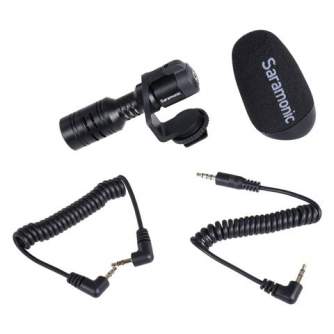 On-Camera Microphones - Mini Microphone Saramonic Vmic Mini for dslr, cameras & smartphones - quick order from manufacturer