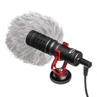 On-Camera Microphones - Boya Universal Compact Shotgun Microphone BY-MM1 - quick order from manufacturer