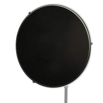 Barndoors Snoots & Grids - StudioKing Beauty Dish Silver SK-BD700 70 cm with Honeycomb Grid - quick order from manufacturer