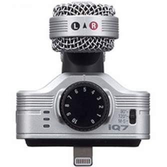 Smartphone Microphones - Zoom iQ7 MS Stereo Микрофон Lightning iPhone iPad - быстрый заказ от производителя