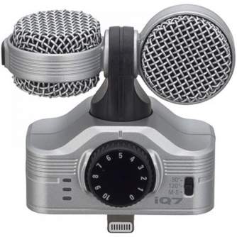 Smartphone Microphones - Zoom iQ7 MS Stereo Microphone for Lightning iPhone and iPad - quick order from manufacturer