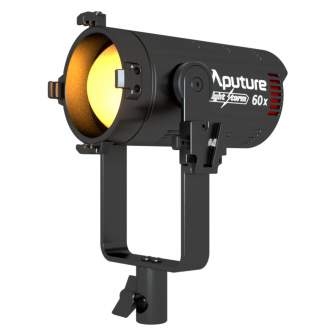 LED Fresnels Lights - Aputure LS 60X adjustable focusing IP54 light in Bi-Color beam angle 15-45 - quick order from manufacturer