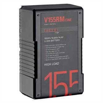 V-Mount Battery - Bebob V155RM-CINE V-Mount Li-Ion High Load Battery 14.8V / 155Wh - quick order from manufacturer