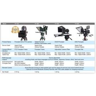 Teleprompter - DATAVIDEO TP-300 UNIVERSAL PROMPTER 7-10 W/O REMOTE TP-300 - quick order from manufacturer