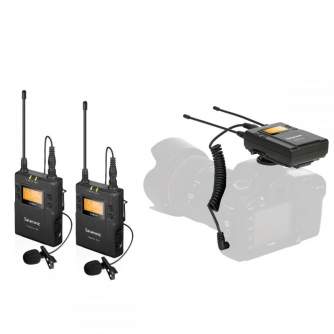 Bezvadu audio sistēmas - Saramonic Lavalier Microphone Set UwMic9 TX9 + TX9 + RX9 UHF Wireless - быстрый заказ от производителя