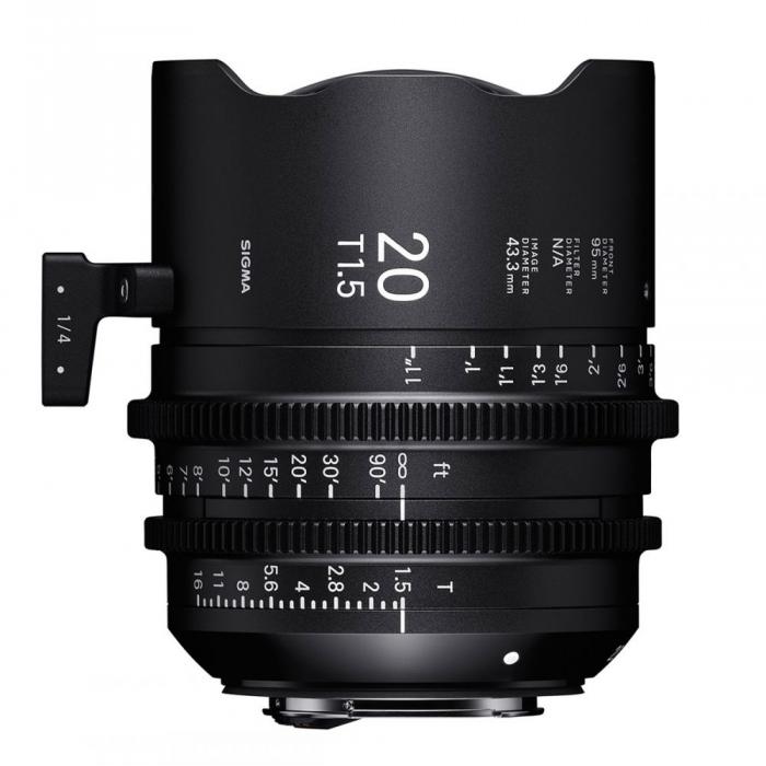 CINEMA видео объективы - Sigma FF High Speed Prime 20mm T1.5 E-Mount - быстрый заказ от производителя