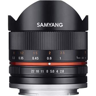 Mirrorless Lenses - SAMYANG 8MM F/2,8 UMC FISH-EYE II SONY E (BLACK) - quick order from manufacturer