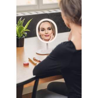 Make-up Mirror - Humanas HS-ML03 make-up mirror with LED lighting - quick order from manufacturer